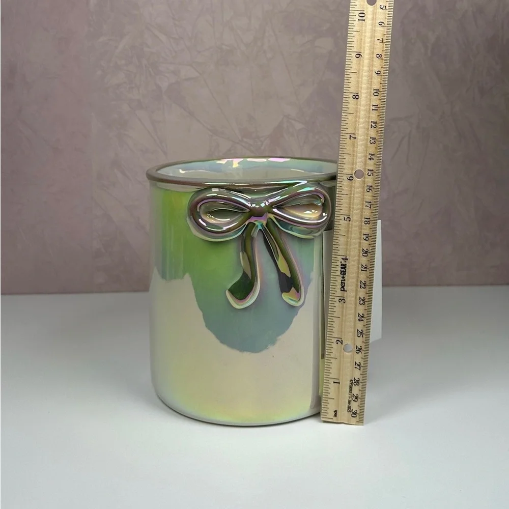 Papyrus Iridescent Ceramic Utensil Holder